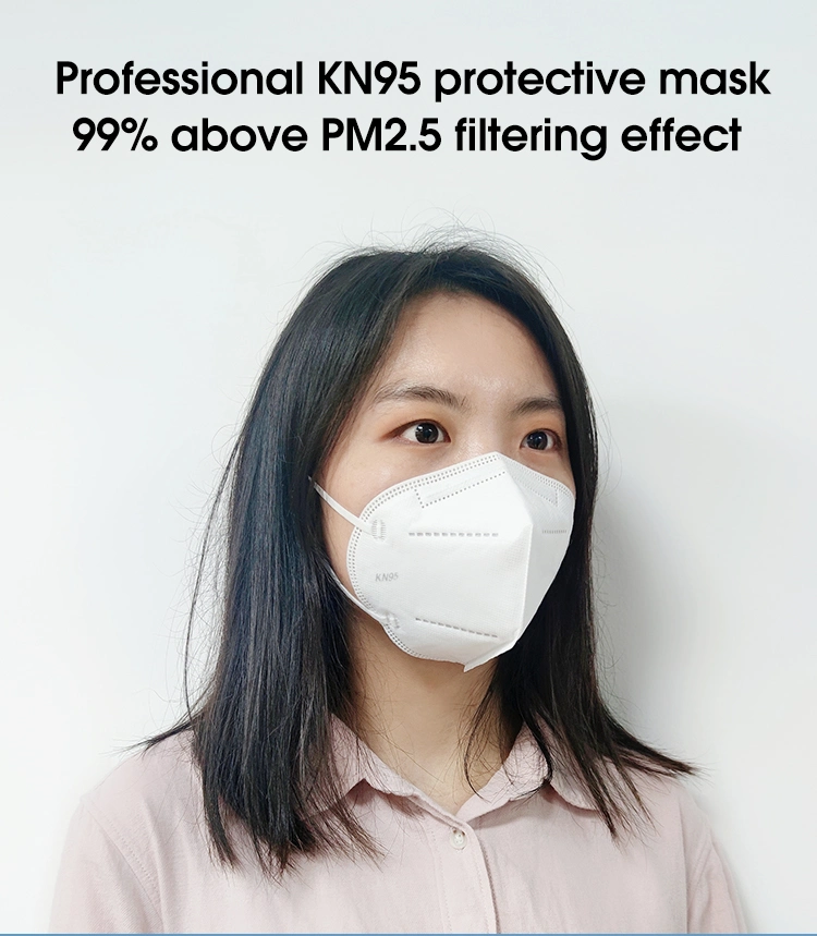 5 Layers Non-Woven Protective Disposable Earloop Face Mask KN95 Mask