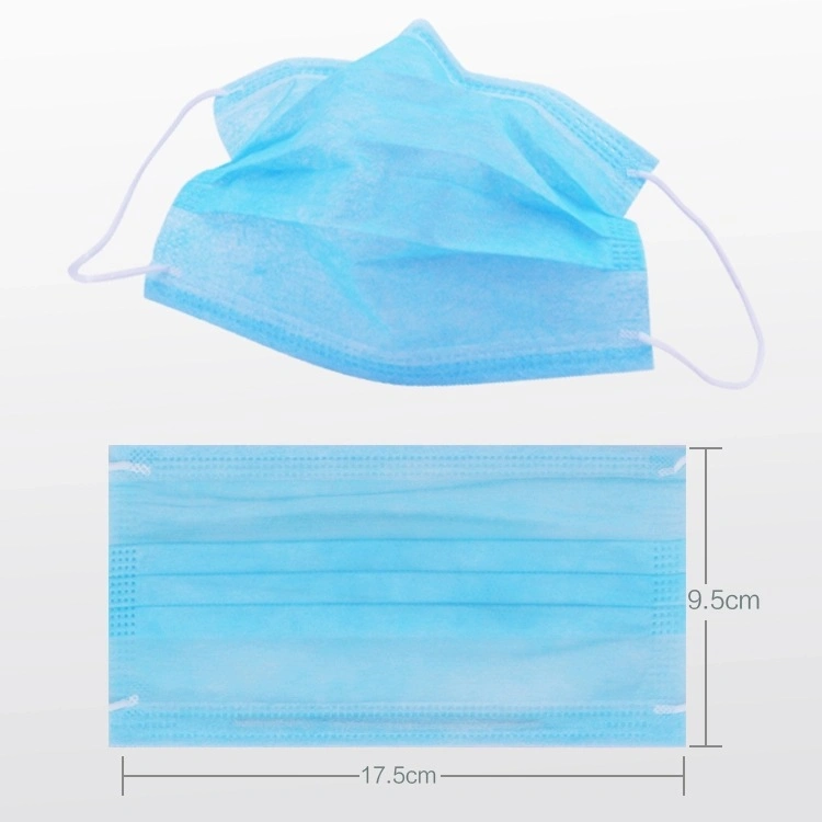 Hot Sale Protection Face Mask Antivirus Disposable Mask Virus Prevention Mask 3ply with Earloop