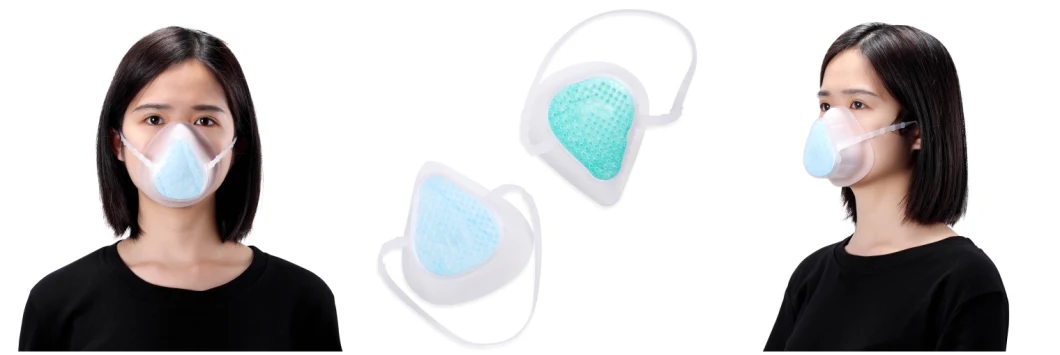 Designed Kids Protective N95 KN95 Reusable Washable Silicone Breathable Respirator Half Face Face Mask for Sale