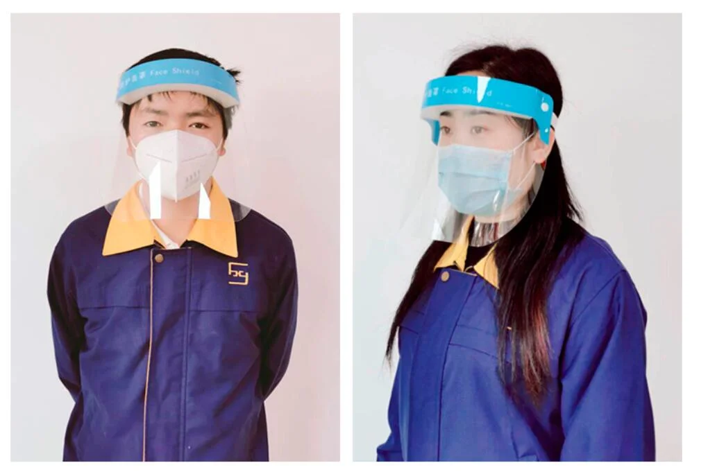 Factory Direct Sale Protective Face Shield Made in China Face Mask Isolation Face Shield