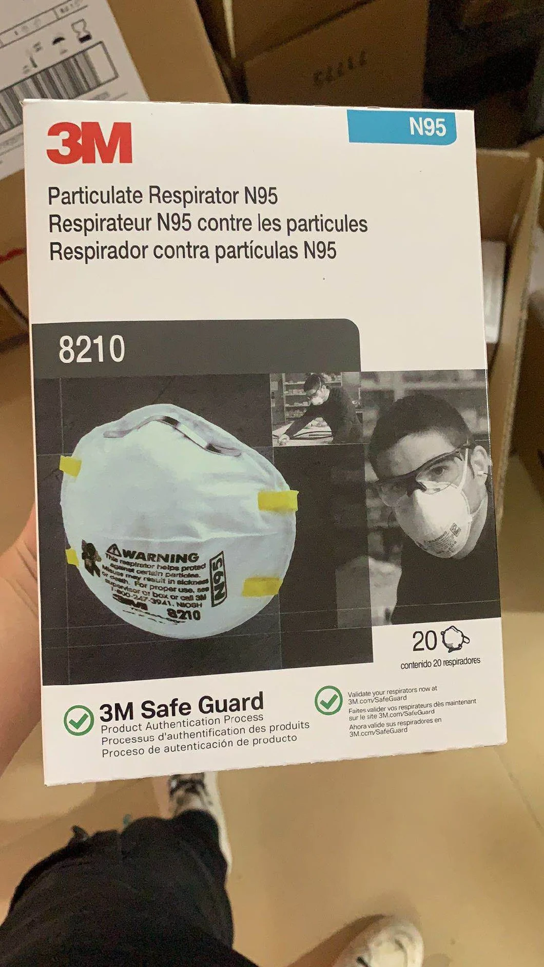 N95 8210 Face Mask Distributor Face Shield Respirator/ FFP2 Mask/Disposable Mask/Face Mask Elastic Mask Rope Earloop