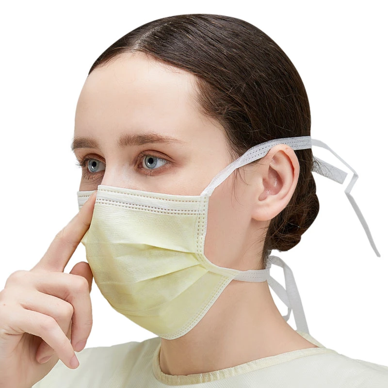 China Face Mask Manufacturer 3 Ply Medical Mask Disposable Non Woven Blue/White/Green Mask