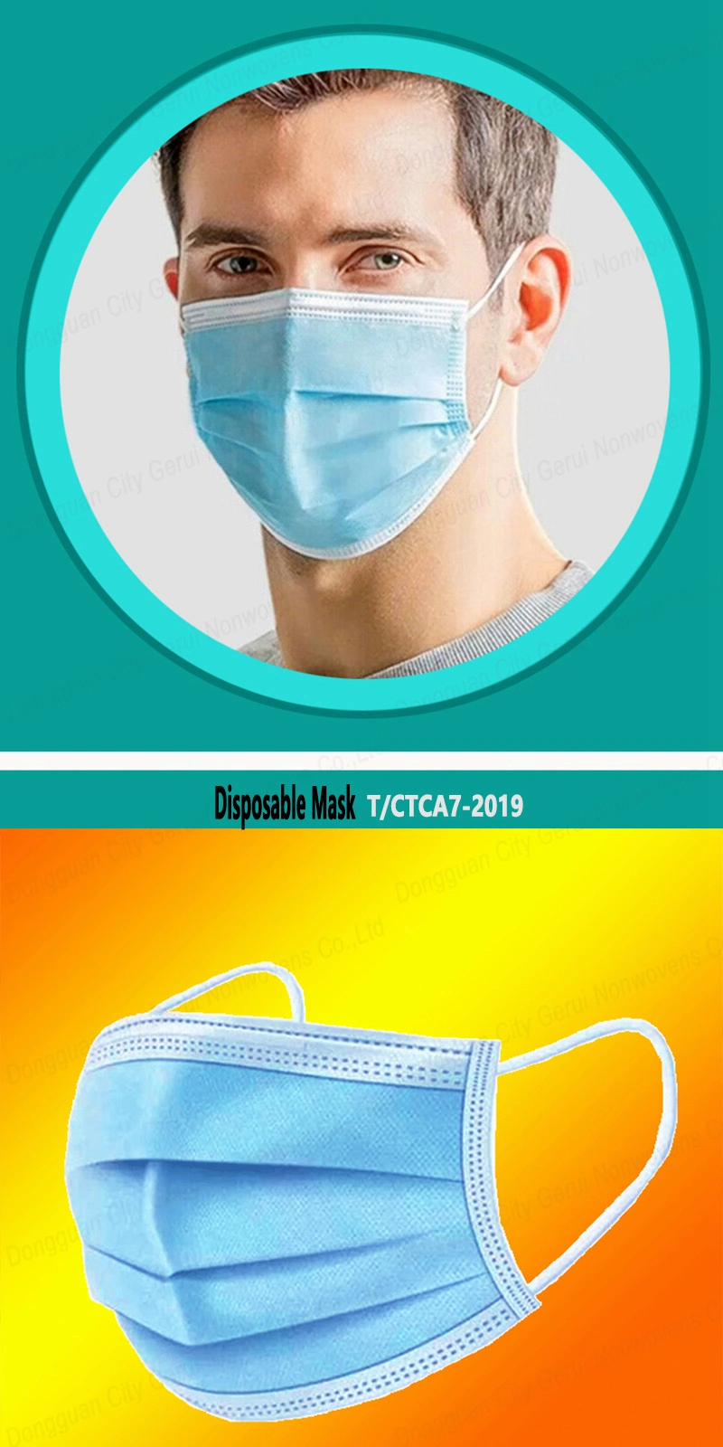 Individually Wrapped Anti Saliva Face Respirator Mask FM-200