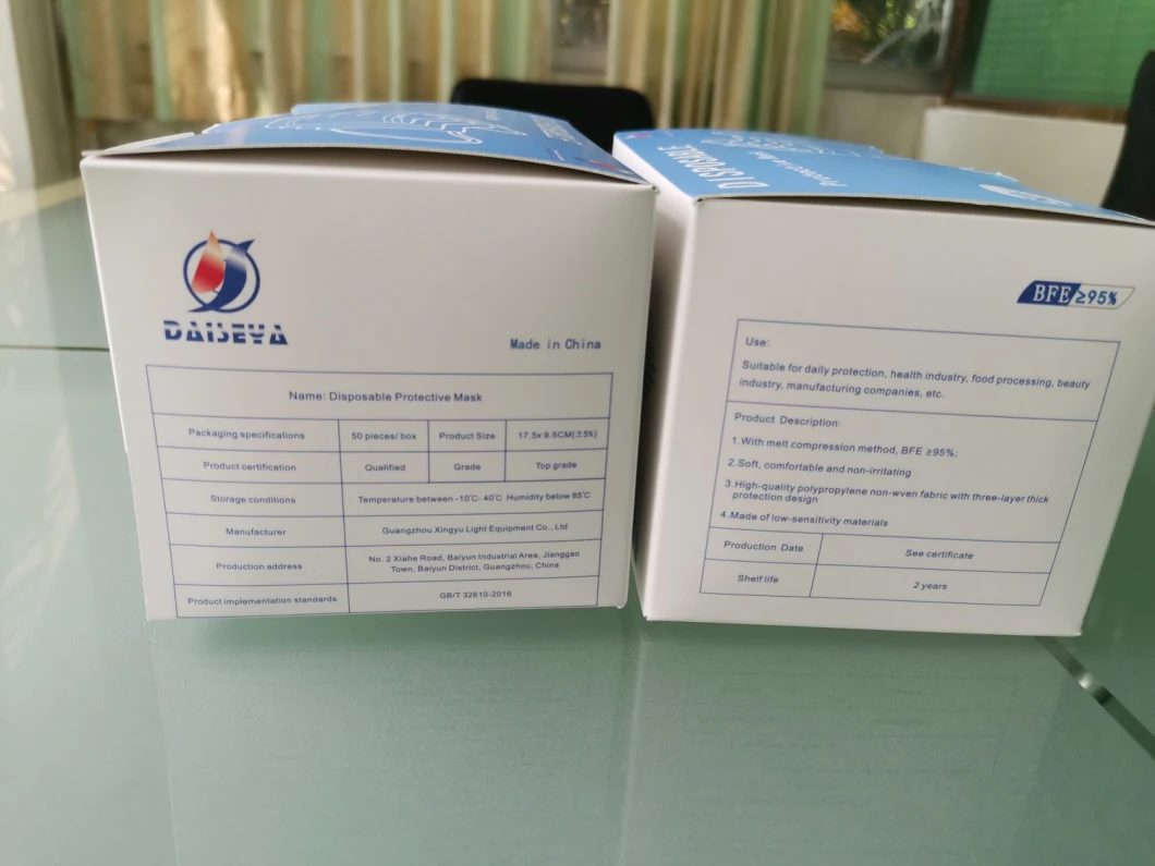 Factory Certificate 3 Ply Disposable Face Mask for Sale