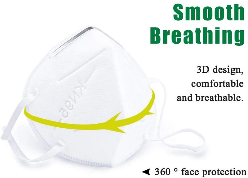 4-Ply Anti-Virus Ffp2 N95 Respirator Face Mask 