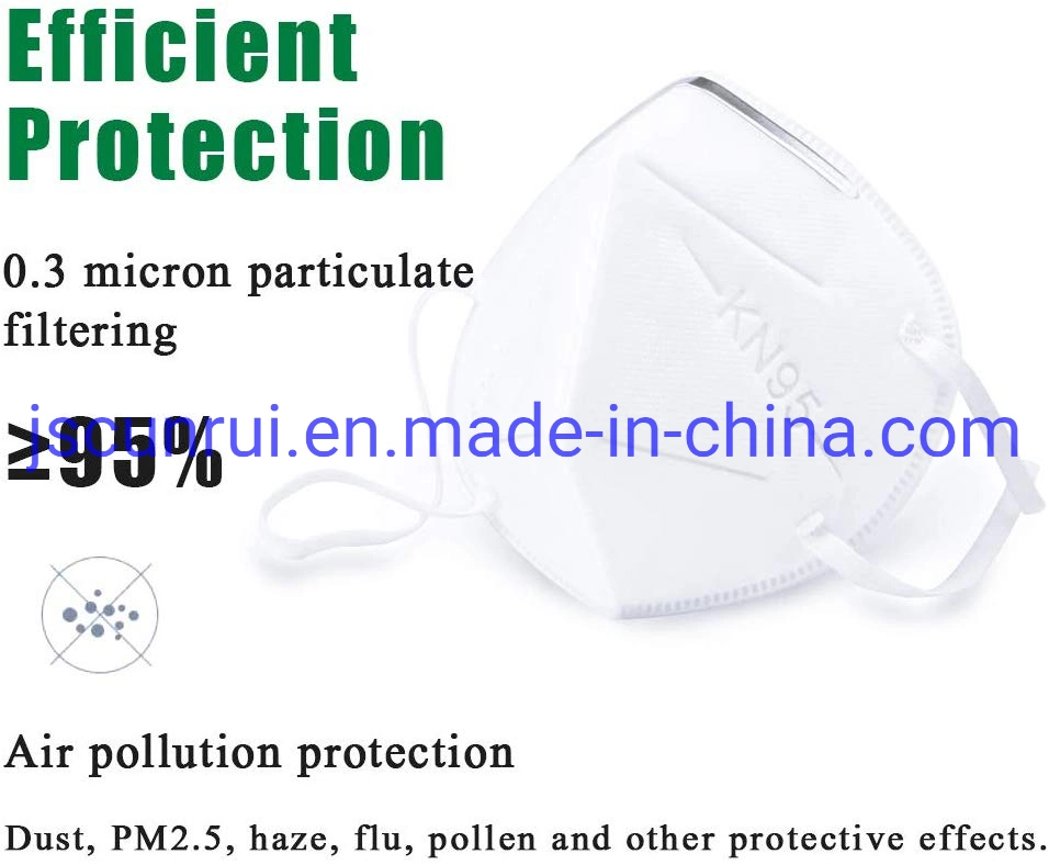 Kn95 Disposable Face Mask Anti-Dust High Efficiency Filtration Breathable Face Mask N95 Respirator Mask