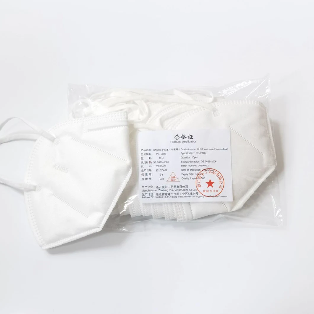Face Mask in Stock Disposable 3D Fold Dust KN95 Face Mask
