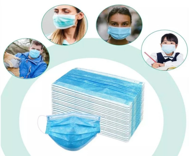 Factory Direct Sale Non-Woven 3 Ply Ear Loop Face Mask Face Mask Suppliers