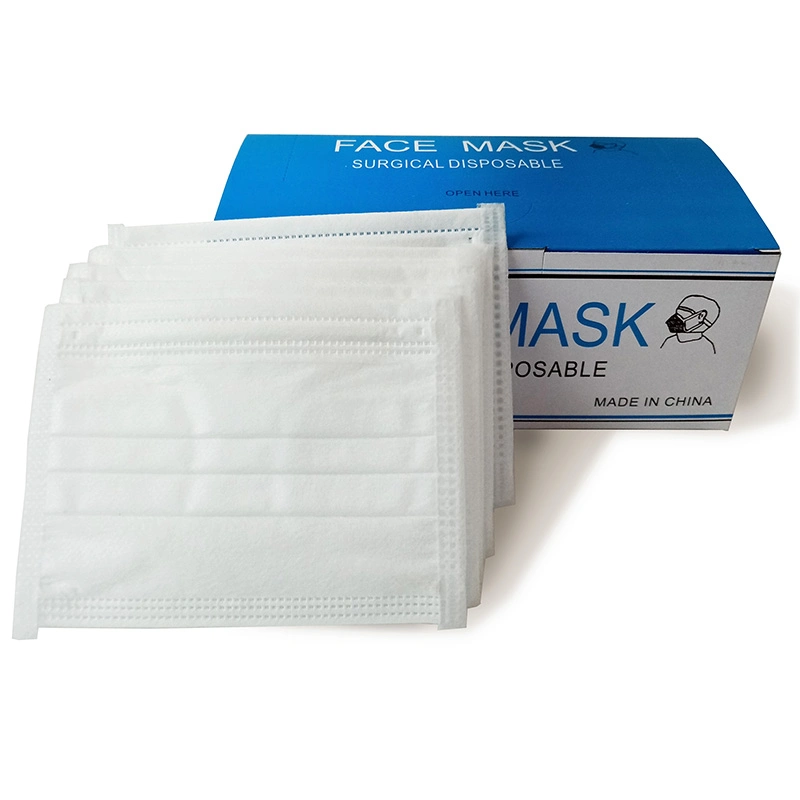 Disposable Face Mask Three Layers Medical Face Mask Supplies