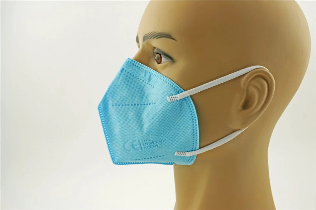 En149 Fold Masks 4 Ply Masks FFP2 Respirator Masks Disposable Particle Filtering Half Masks