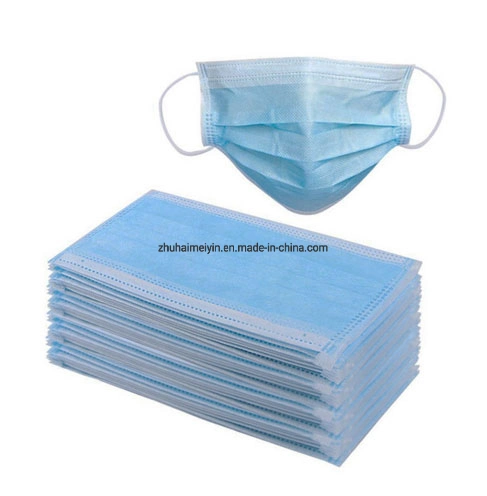 Disposable Hospital Nonwoven 3ply Surgical Face Mask En14683 Disposable Medical Face Mask with Earloop Earloop