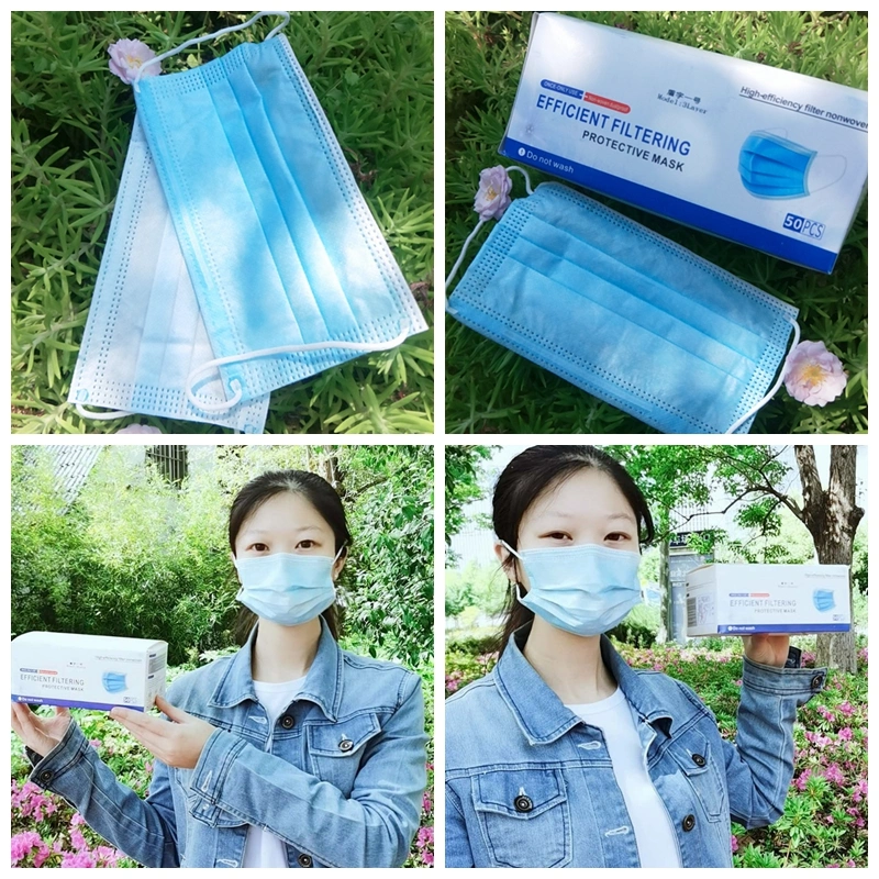 High Quality Disposable Mask 3 Layer FFP2 Disposable Face Mask Earloop Face Mask