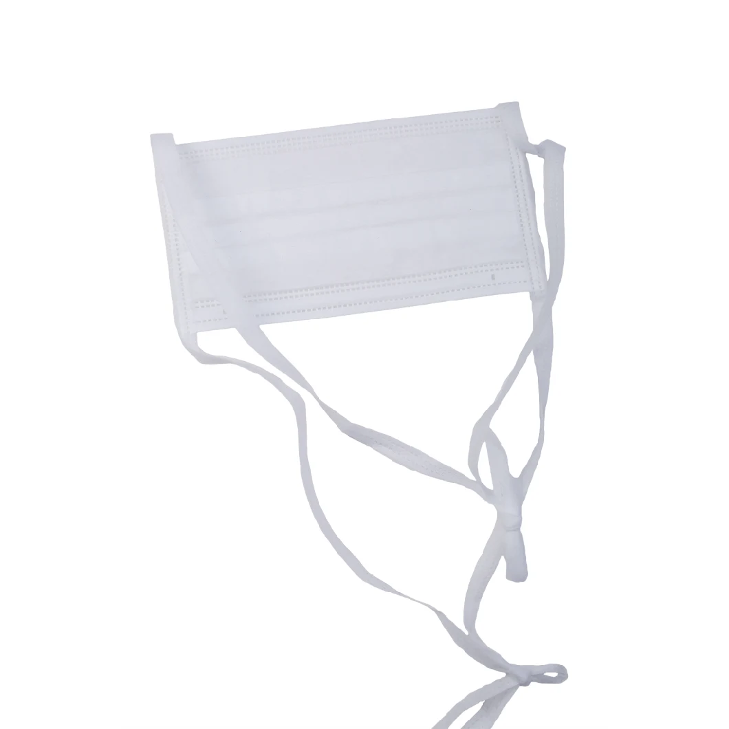 Surgical Use for Doctor Disposable 3 Ply Surgical Face Mask Tie-on Style