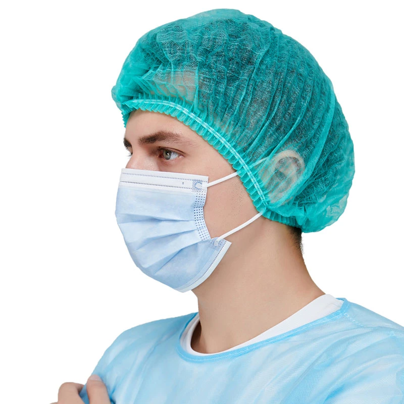 Type Iir 3ply Medical Face Mask Blue/White Disposable High Quality Face Mask Bfe 98%