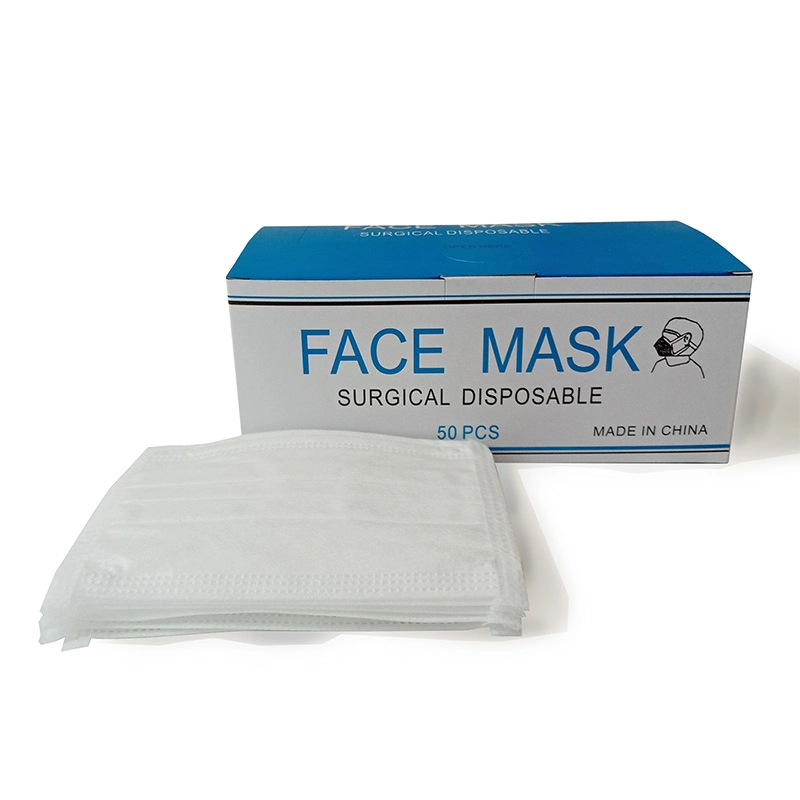 Disposable Face Mask Three Layers Medical Face Mask Supplies