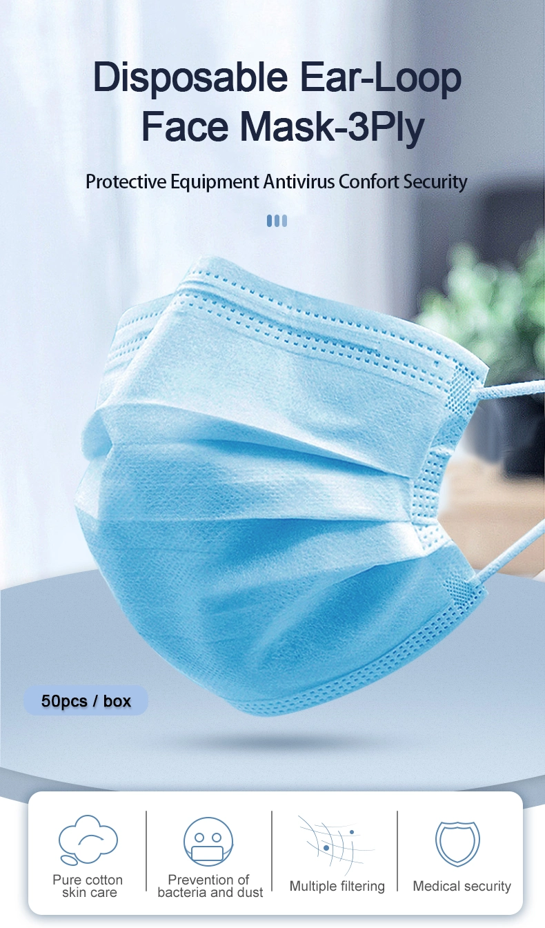 Factory Price Disposable Medical Face Mask/Non-Woven Face Mask/Surgical Mask