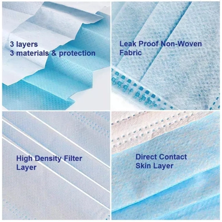 Factory Direct Sale Non-Woven 3 Ply Ear Loop Face Mask Face Mask Suppliers