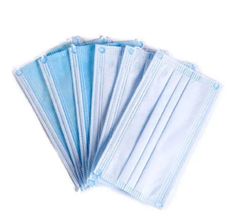 Manufacturer CE 3 Ply Non-Woven Fabric Earloop Face Mask Disposable Medical Face Mask