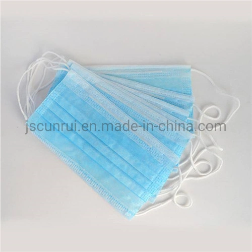 China Face Mask Manufacturer ISO 3 Ply Mask Disposable Non Woven Bfe99% Mask