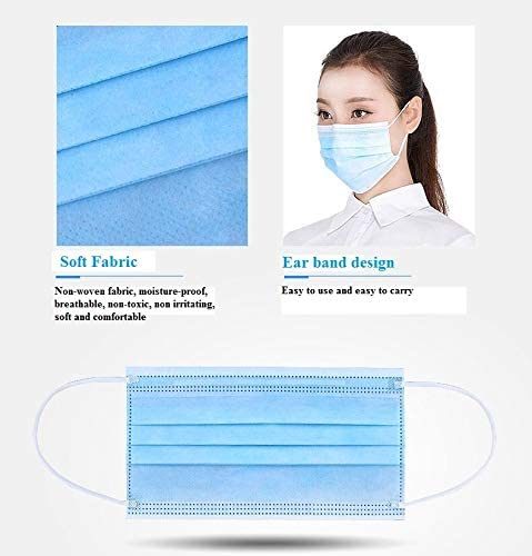 Disposable 3ply Protection Face Mask, High Filtration and Ventilation Security