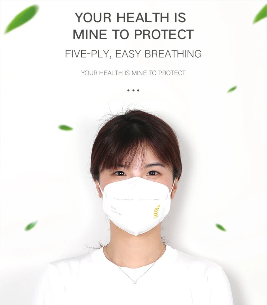 Multi-Layer Effective Protection 5 Capas Valved Face Mask Black