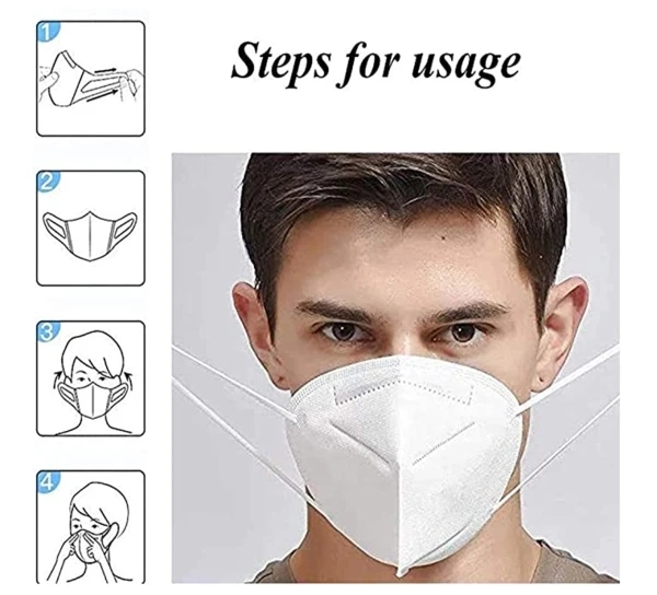 China Dust Mask FFP1 FFP2 Foldable Face Mask Protective Disposable KN95 Face Mask From Factory