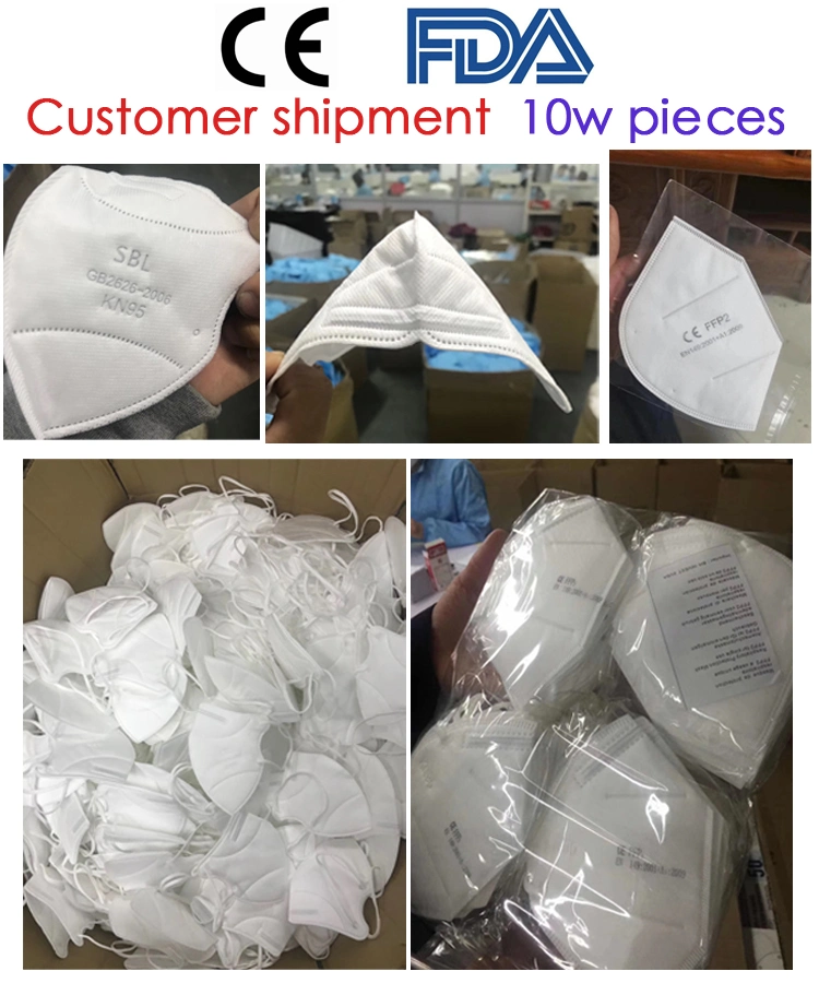 Disposable Nonwoven Kn95 Folding Half Face Mask N95 for Self Use