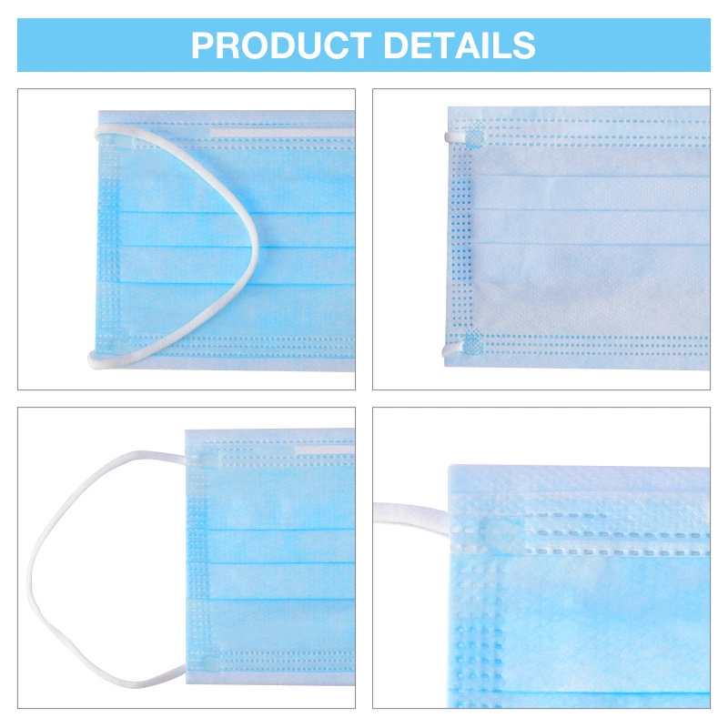Lancet China Face Mask Manufacturer Ce FDA ISO 3 Ply Mask Disposable Non Woven Bfe99% Mask