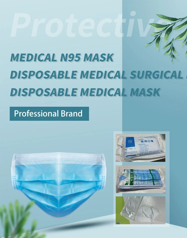 50 PCS 3-Ply Disposable Face Mask Cucumber Face Mask Face Masks Flu Protection Medicine Face Mask 3ply Face Mask Nonwoven Flu Virus Face Mask