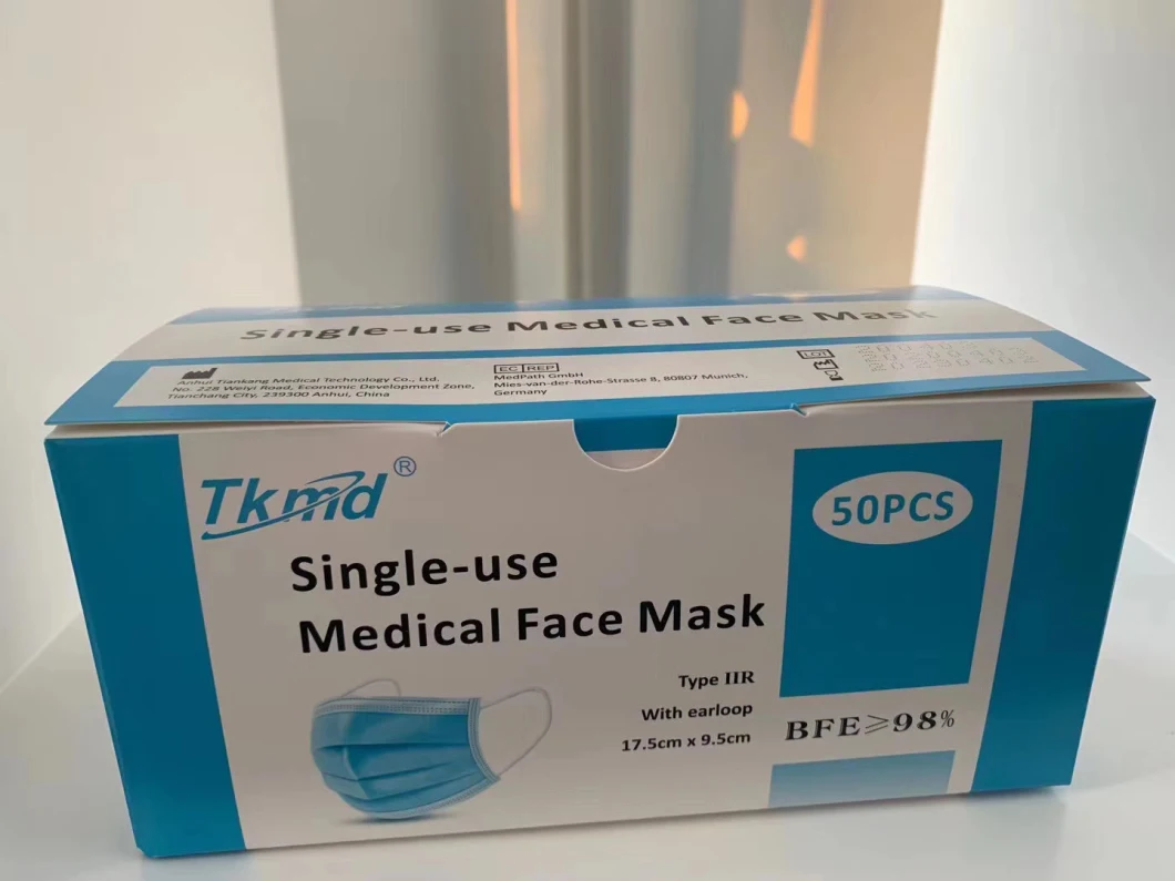 Disposable High Quality Face Mask Type 1 Type 2 Type 2r Type Iir Face Mask