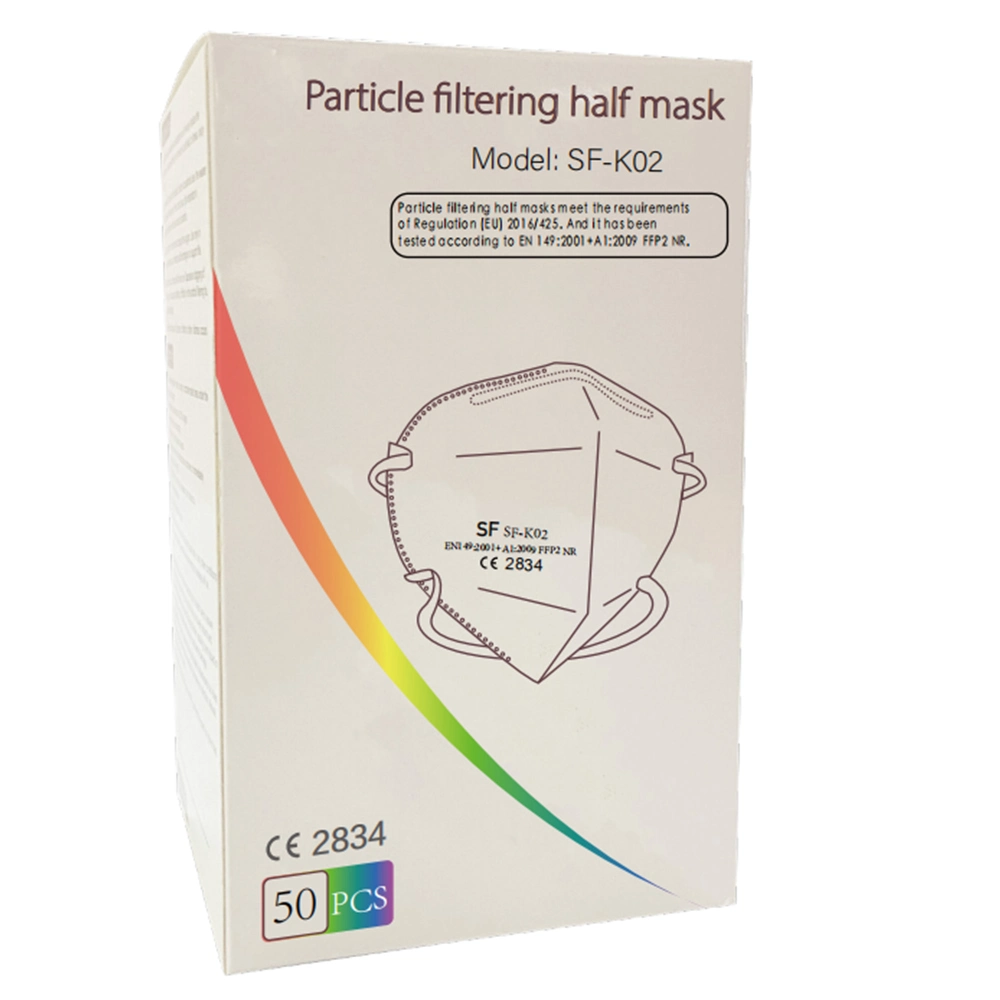 Factory Direct Sales Filtration > 95% Elastic Ear-Loop Face Mask Reusable Mask