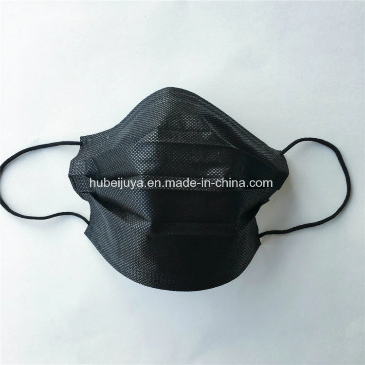 Hot Sale Wholesale Safety Industrial Beauty Medic 3ply 4ply Mouth Cover Face Mask Black Manufacture