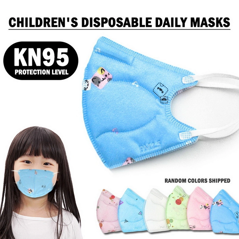 Cartoon Face Mask for Kids Cotton Carbon Anti Virus Mask Respirator with Valve