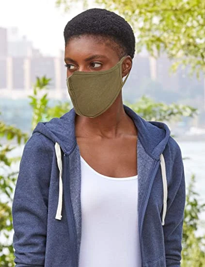 Wholesale Custom Logo Low Price High Quality Washable Reusable Cotton Facemask for Unisex