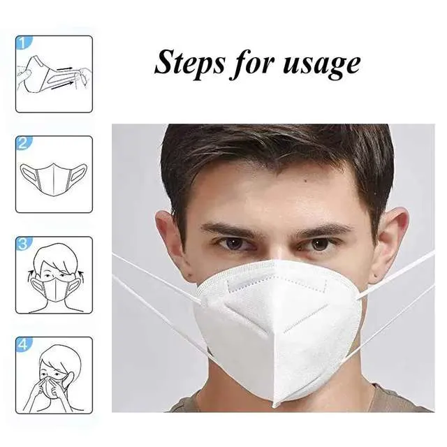 Anti-Dust Anti-Fog and Haze Mask Pm2.5 Breathing Disposable Kn95 Face Dust Mask
