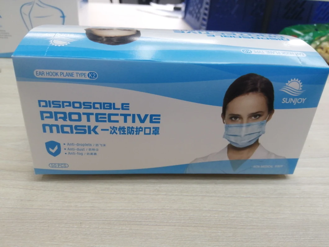 Disposable Face Mask Wholesale Factory 3 Ply Disposable Face Mask Earloop Mask 3 Ply Facemask