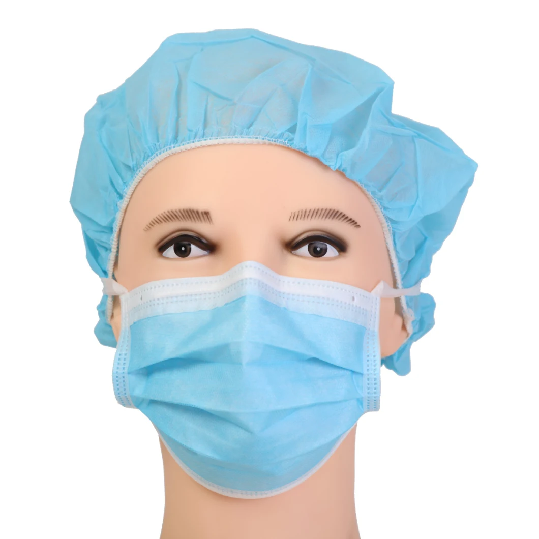 Surgical Use for Doctor Disposable 3 Ply Surgical Face Mask Tie-on Style
