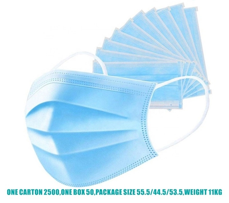 Protective Face Mask 3ply Disposable Wholesale Stop Virus Transmission Disposable Earloop Filter 3ply Earloop Face Mask