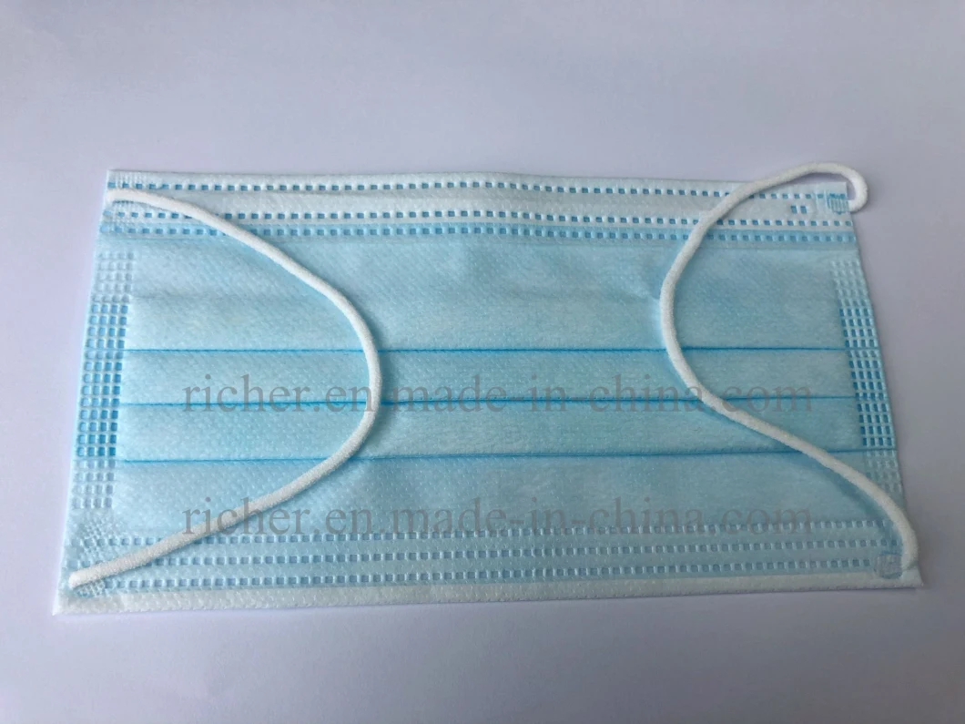 Earloop 3 Ply Surgical Face Mask/3ply Disposable Medical Face Surgical Mask