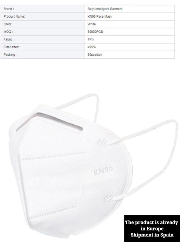 Factory Price FFP2 Respirator Disposable Manufacturer Filter Mask, 5ply/4ply FFP2 Respirator Face Mask