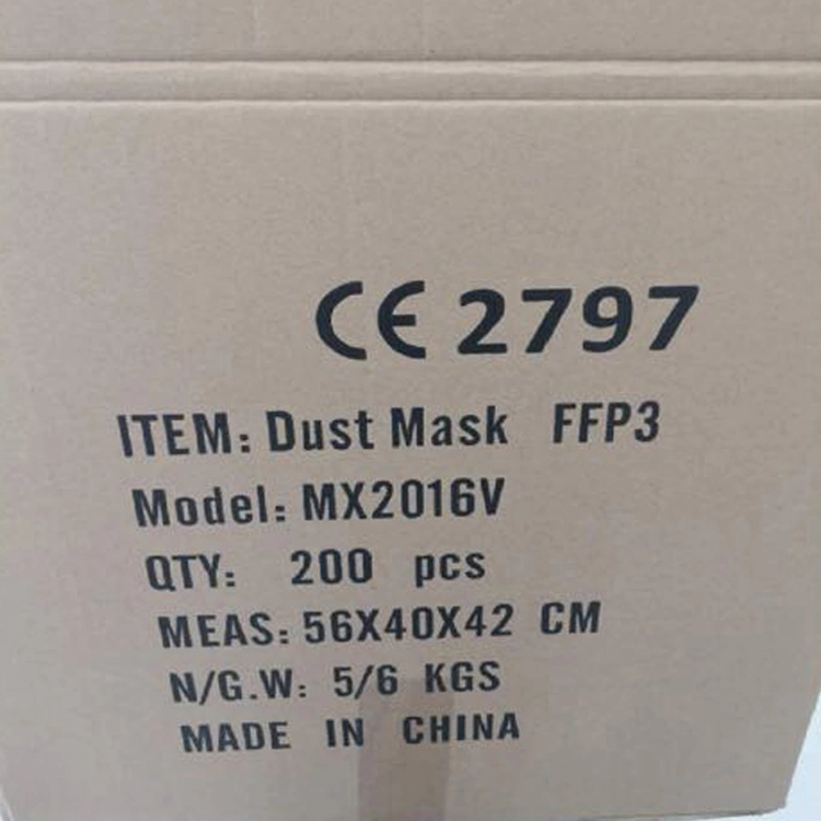 Disposable En 149 Ffp1 Ffp2 Ffp3 Dust Protective Respirator Protect Face Mask with Valve