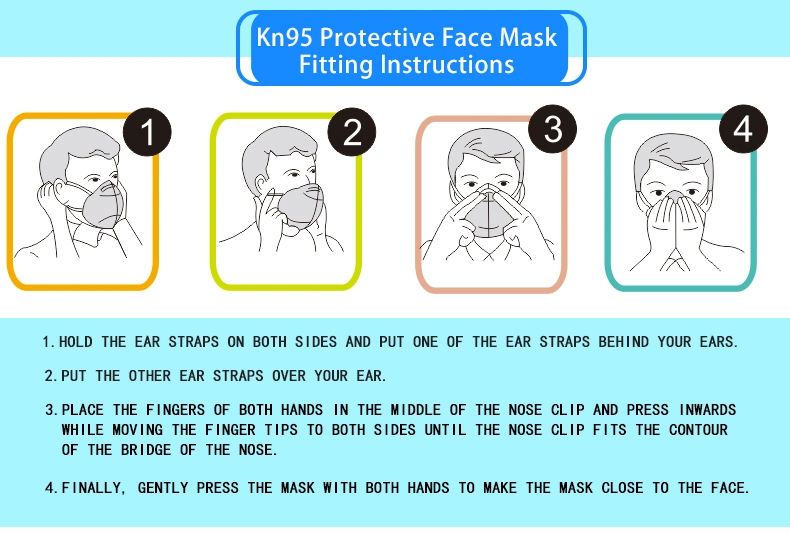 Factory Supply GB2626-2006 KN95 Protective Civil Daily Use Face Mask Particular Respirator