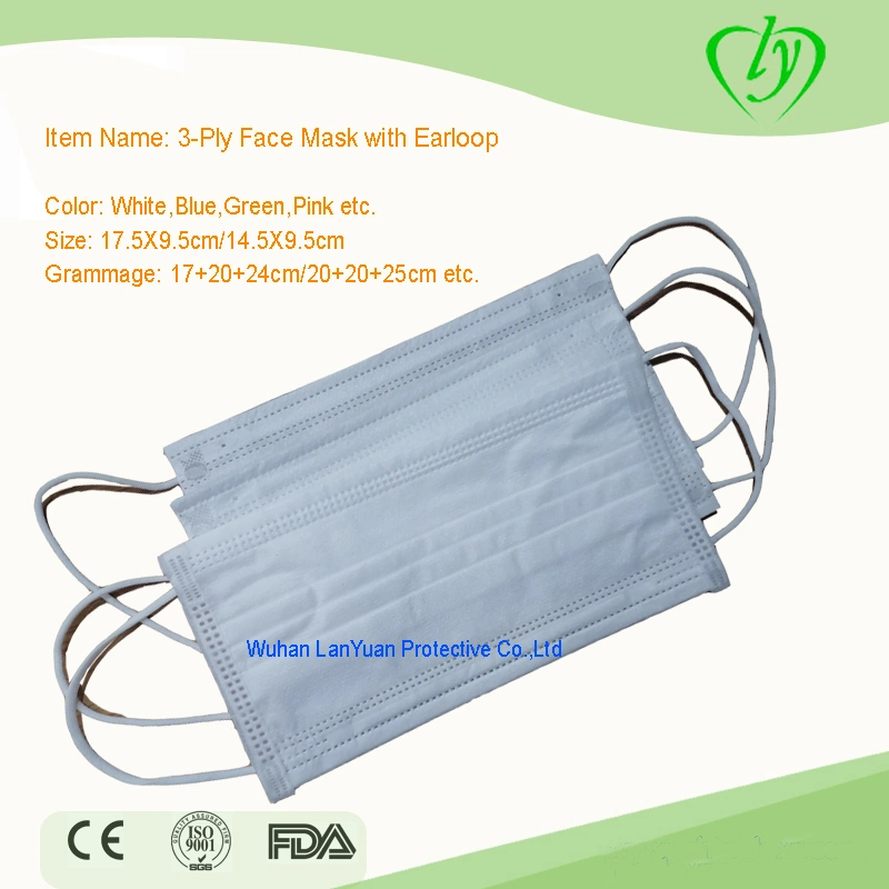 Disposable Nonwoven Surgical Face Mask/Medical Surgical Face Mask