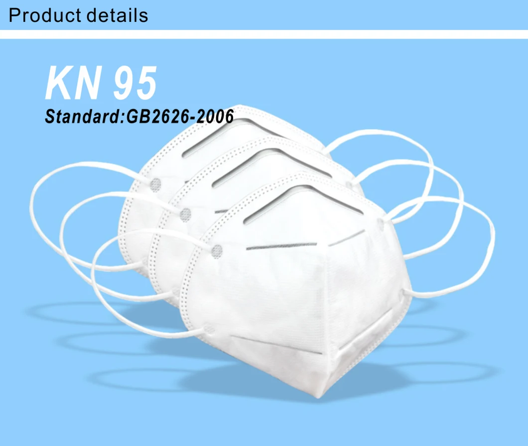 Kn95 Mask En149: 2001 Non-Woven Disposable Face Mask Earloop Kn95