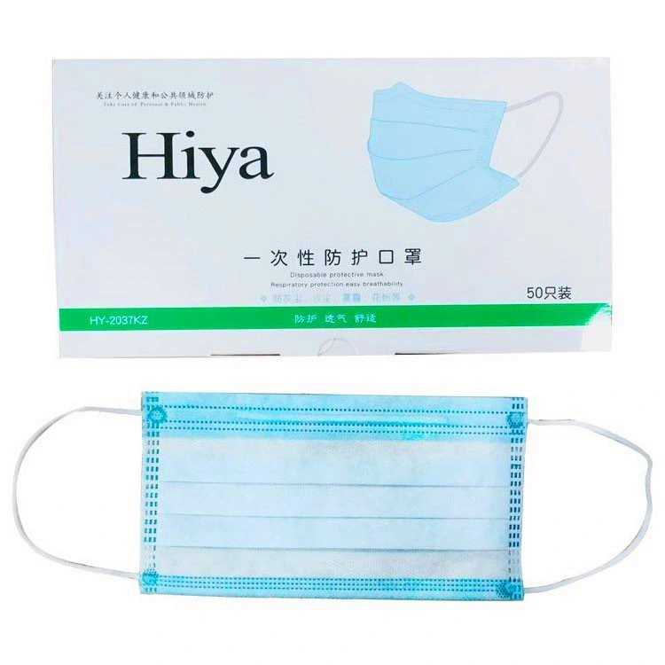 3ply Earloop Face Mouth Mask China Suppliers Ce&FDA Disposable Face Mask