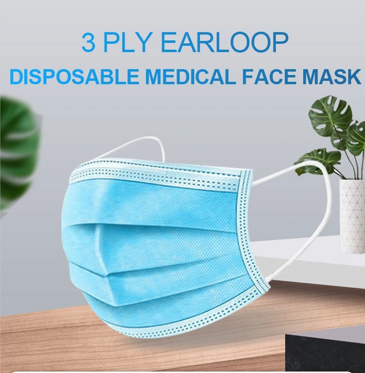 Surgical Face Mask Disposable Earloop, Face Mask Medical