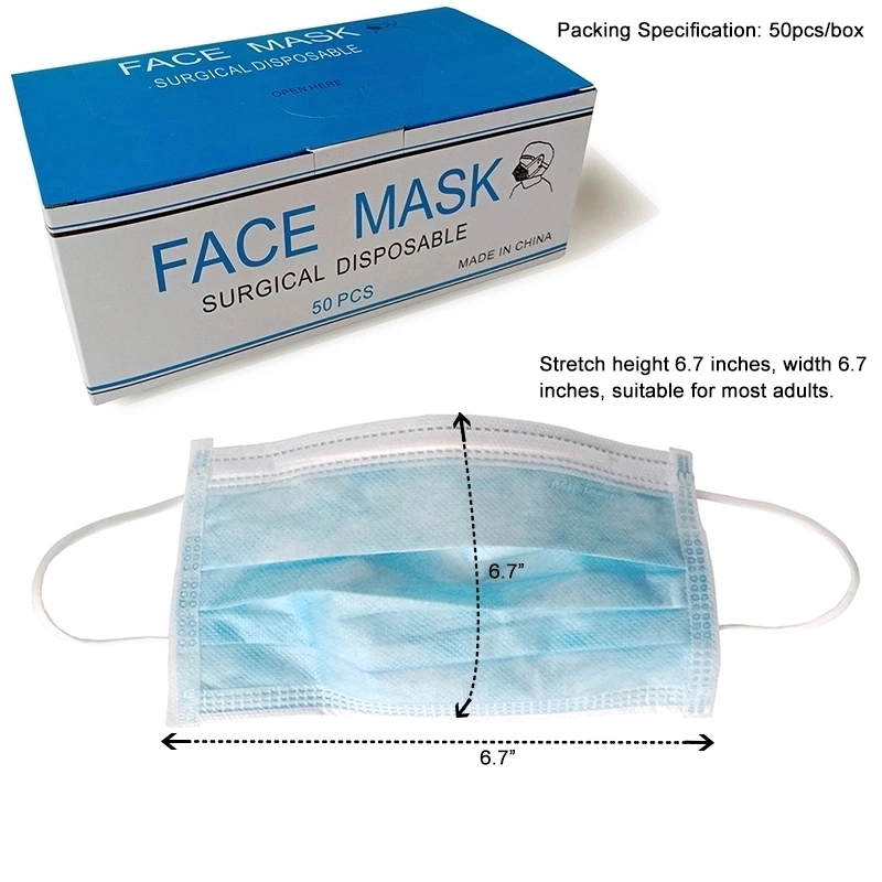 Factory Class 3 Ply Non-Woven Disposable Face Mask Suppliers