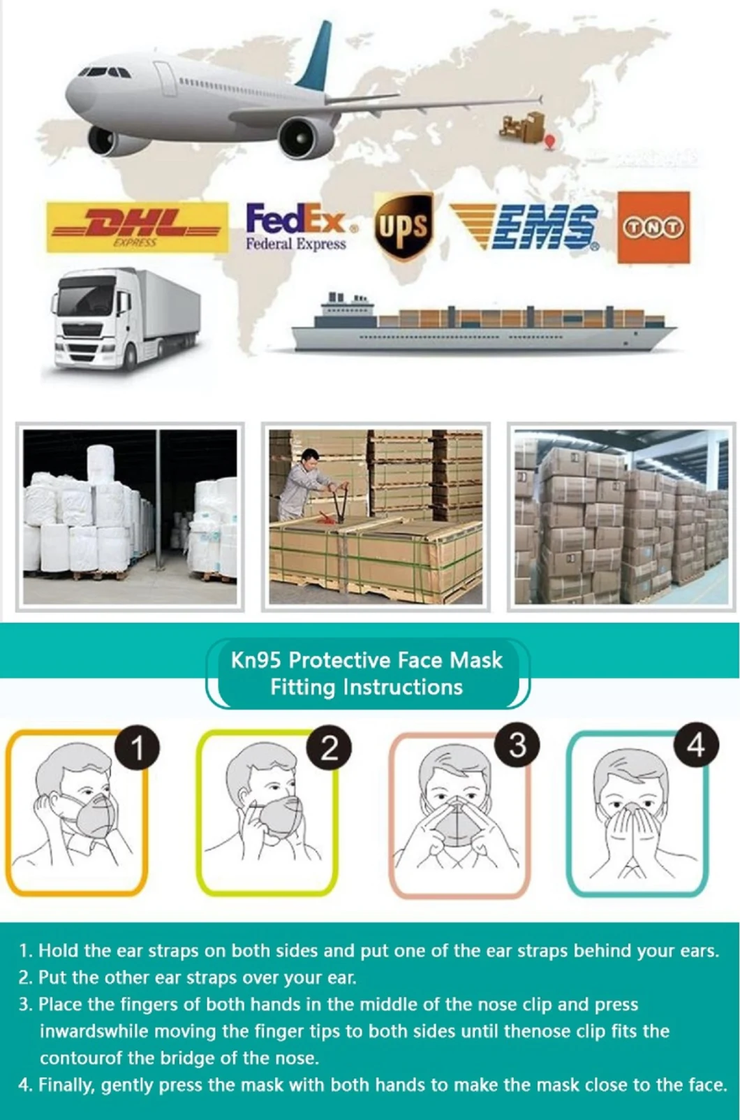 Daddy's Choice Kn 95 Disposable Face Mask -5 Layers Respirators Face Mask