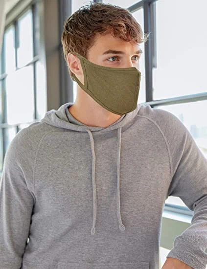 Wholesale Custom Logo Low Price High Quality Washable Reusable Cotton Facemask for Unisex