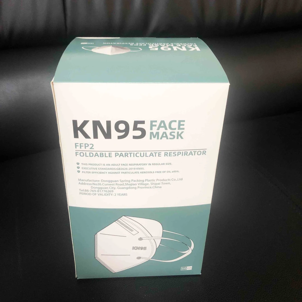 Manufacture Direct Sell Virus-Revention FFP2 KN95 Face Mask Filtering Civil Protective Mouth Masks